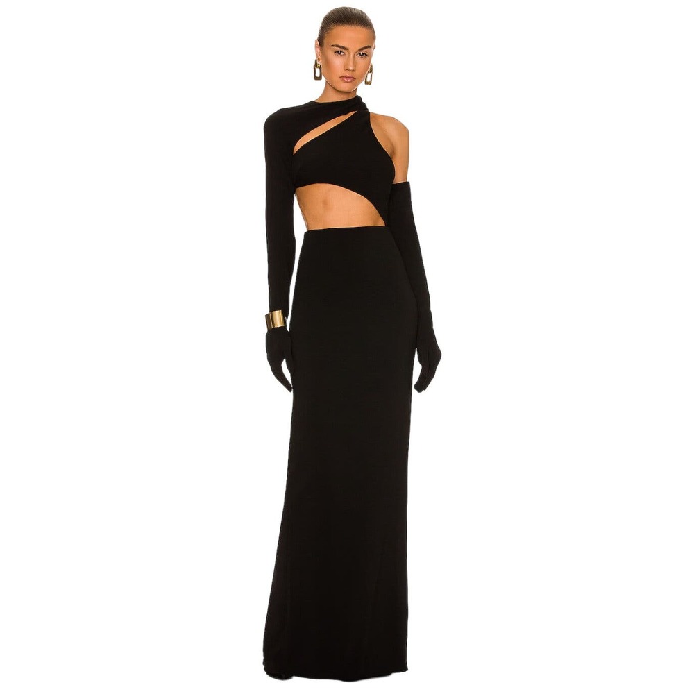 Monot Column Skirt Black - Picture 7 of 12